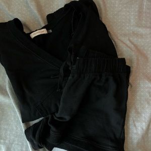 American Threads sweatshirt and short set